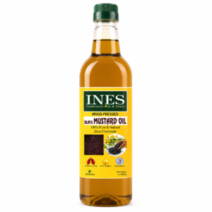 INES Wood-Pressed Black Mustard Oil