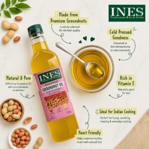 Wood Pressed Groundnut Oil – 100% Pure Oil