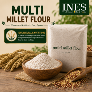 INES Multi Millet Flour – Nutritious & Natural Millet Flour Blend