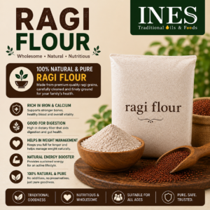 INES Ragi Flour – Nutritious & Natural Finger Millet Flour