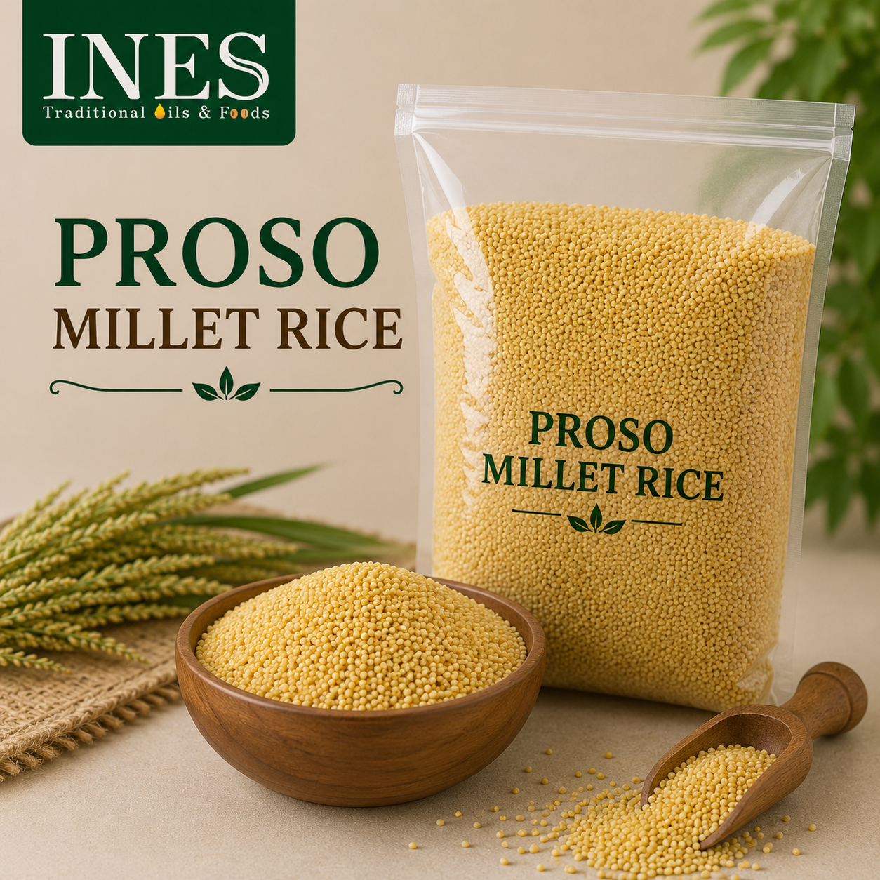 INES Proso Millet Rice – Unpolished, Wholesome & Nutritious
